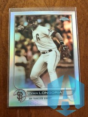 2022 Topps Chrome Evan Longoria Sepia Refractor #54 Giants